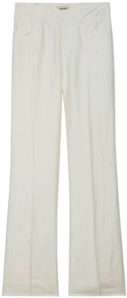 Zadig & Voltaire Wide Trousers Zadig & Voltaire , White , Dames - M,S