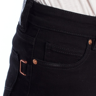 Zadig & Voltaire WJCI3003F Damesjeans met rechte pijp Zwart