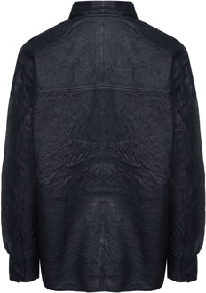 Zadig & Voltaire Zadig & Voltaire blouse TAMARA CUIR FROISSE zwart