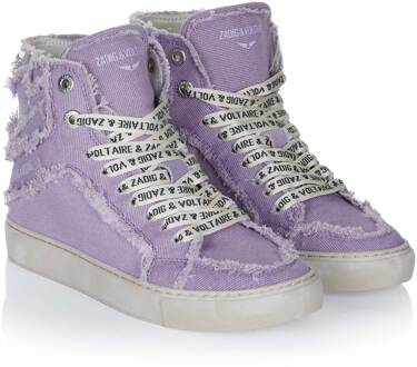 Zadig & Voltaire Zadig Voltaire High Flash Canvasschoenen paars - maat EU 36