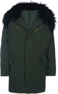 Zadig & Voltaire Zadig Voltaire Kidea Katoen Lave Eagle Jas Kaki - maat S Groen