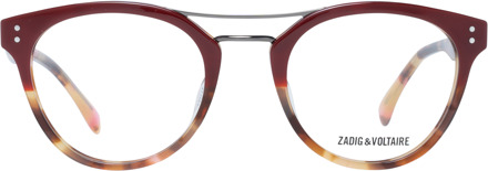 Zadig & Voltaire Zadig & Voltaire Lunettes VZV217 0AFG 49 - maat Rood