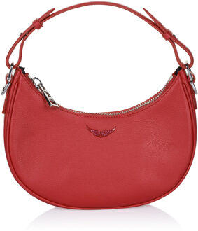 Zadig & Voltaire Zadig Voltaire Moonrock Grained tas groen Rood