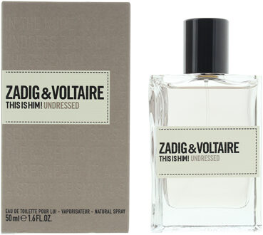 Zadig & Voltaire Zadig & Voltaire This Is Him! Undressed Eau de Toilette 50ml - One Size