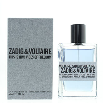 Zadig & Voltaire Zadig & Voltaire This Is Him! Vibes Of Freedom Eau De Toilette 50ml - One Size
