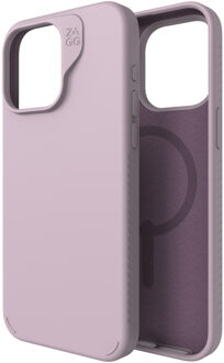 ZAGG Manhattan Snap Case voor de Apple iPhone 15 Pro Max - Zwart Paars
