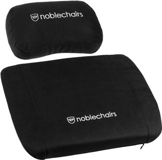 Žaidimų kėdės pagalvėlių rinkinys Noblechairs Memory Foam Cushion Set, tinka EPIC/ICON/HERO, Juoda