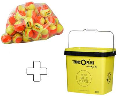 Zak 60 stuks Stage 2 Plus ballenemmer geel - nosize