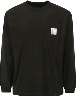 Zak Lange Mouw T-shirt in Zwart Rassvet , Black , Heren - Xl,L,M