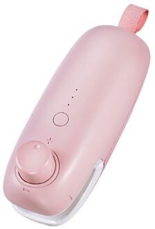 Zak Sealer, Mini Draagbare Handheld Warmte Sealer, Keuken Sluitmachine Voor Chip Zakken, Plastic Voedsel Opslag Zakken roze