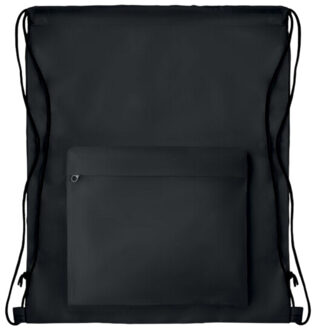 Zak shoop polyester koordzak - maat One size Zwart