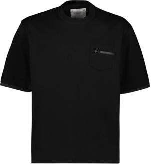Zak T-shirt Sacai , Black , Heren - M,S