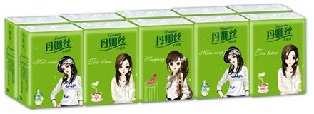 Zakdoek Papier Packet 60 Packs Van Tissue Papier Servetten Klein Pakket Draagbare Draagbare Toiletpapier Tissues Papier