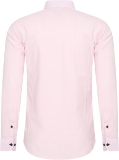 Zakelijk overhemd S - 6XL Slim Fit Premium Katoen-Stretch Roze