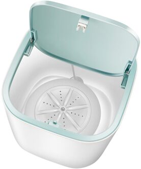 Zakenreis Roterende Mini Draagbare Persoonlijke Camping Schoonmaken College Kamers Slaapzalen Abs Turbo Wasmachine Elektrische Ultrasone wit