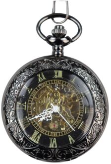 Zakhorloge Mechanisch Peaky Blinders Hunter Automatisch Zwart - One Size