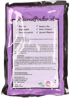 Zakje Holi kleurpoeder - paars - 100 gram - feestartikelen - Heilig Indiaas kleurenpoeder