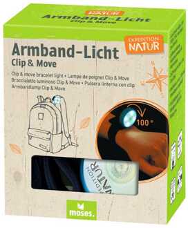 Zaklamp USB armlicht clip&move | Moses Verlag