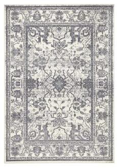 Zala Living Design vintage tapijt Glorious - grijs/crème 200x290 cm