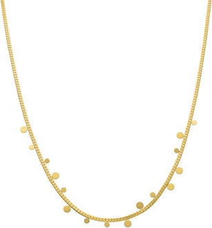 Zamel collier 18k geelgoud afwerking - One Size