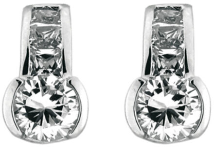 Zand 925 sterling zilveren oorbellen Wit