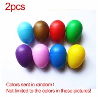 Zand Eieren Shaker Muziekinstrumenten Speelgoed Vroege Onderwijs Speelgoed Voor Baby Kinderen Kids 2 Plastic Zand Eieren #25