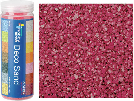 zandkorrels/kleine kiezelsteentjes - bordeaux rood - 480 gram - vulmateriaal