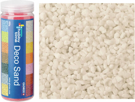 zandkorrels/kleine kiezelsteentjes - creme wit - 480 gram - vulmateriaal