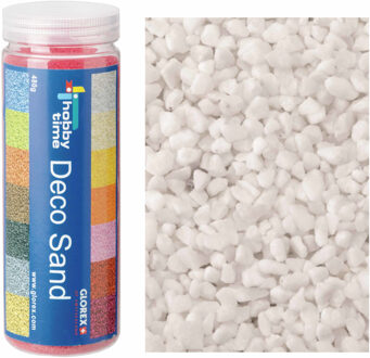 zandkorrels/kleine kiezelsteentjes - wit - 480 gram - vulmateriaal