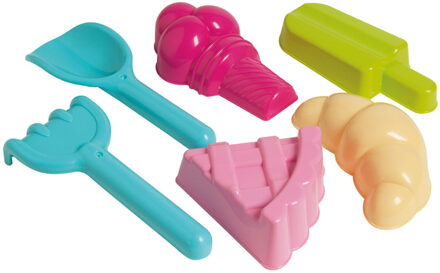 Zandspeelset 6-delig Multikleur