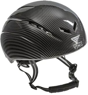 Zandstra Sport Ving Schaats Helm zwart - donker grijs - 60-64