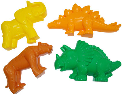 Zandvormenset Dino's en Wilde Dieren