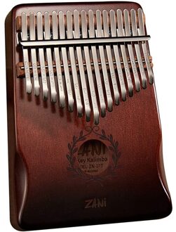 Zani Duim Piano 17 Sleutel Kalimba Met Tuning Hamer Schoonmaakdoekje, vinger Piano Muziek Voor Kinderen Volwassen Beginners,Etc