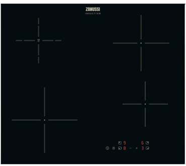 Zanussi ZITN641K Inductie inbouwkookplaat Zwart