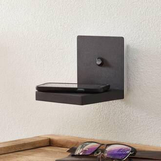 Zanzibar LED wandlamp met oplaadstation, zwart