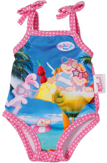 Zapf Badpak baby born stip roze