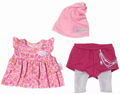 Zapf Kledingset fashion baby born roze
