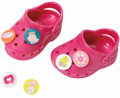 Zapf Sandalen baby born roze met accesso