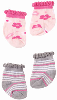 Zapf Sokken baby annabell 2-pack bloem/s