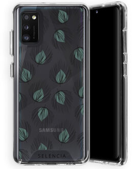 Zarya Fashion Extra Beschermende Backcover Samsung Galaxy A41 hoesje - Feathers