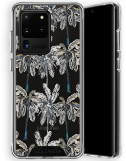 Zarya Fashion Extra Beschermende Backcover Samsung Galaxy S20 Ultra hoesje - Palmtree