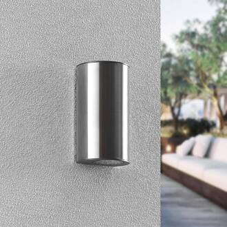 Zavallina buitenwandlamp, omhoog & omlaag roestvrij staal, donkergrijs