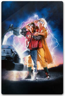 Zavvi Exclusive Limited Edition Back To The Future Part 2 Metal Poster - 40 X 60cm