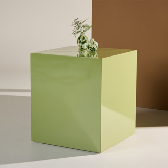 Zayn vierkante bijzettafel lichtgroen - 40 x 40 cm