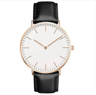 ZB2 Ultra-thin men's and women's watch nylon leather belt watch leisure GMINSG British fashion student watch