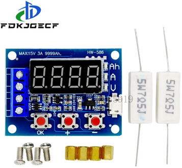 ZB2L3 Battery Tester LED Digital Display 18650 Lithium Battery Power Supply Test Resistance Lead-acid Capacity Discharge Meter