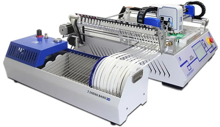 ZB3245T Desktop SMT Pick and Place Machine Double Heads for SMT SMD Assembly Line Working
