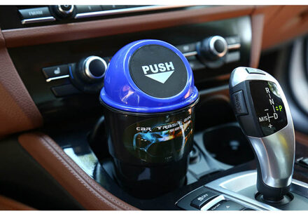 Zd 1Pcs Auto Prullenbak Opbergdoos Organizer Voor Renault Megane 2 Captur Mitsubishi Asx Jeep Wrangler Peugeot 207 508 accessoires Blauw