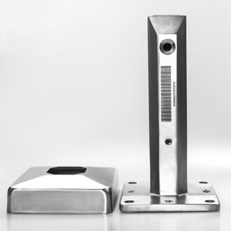 Zd Zwembad Hek Ss 2205 Nooit Roest Vierkante Base Mount Glas Spon