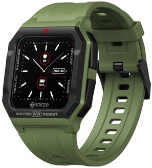 Zeblaze Ares Smart Horloge Bluetooth Sport Horloge Bloeddruk Hartslagmeter Smartwatch Mannen Vrouwen Voor Android Ios groen